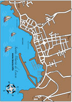 Cartina di S. MAria di Leuca