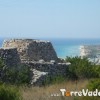 Pajara salentina a Torre Vado, sullo sfondo la spiaggia di Pescoluse 