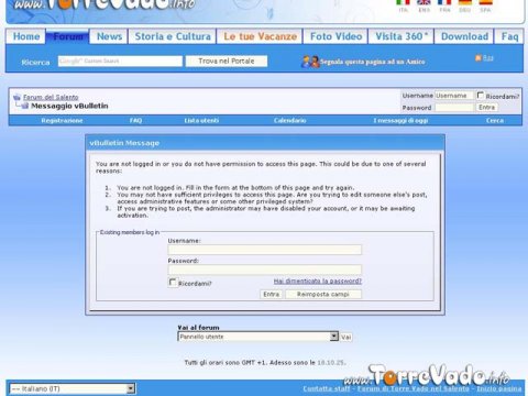login nuova discussione