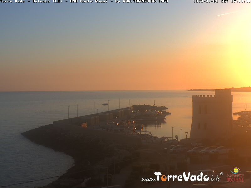 immagine della webcam nei dintorni di Santa Cesarea Terme: webcam Morciano di Leuca
