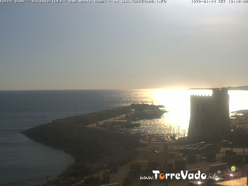 immagine della webcam nei dintorni di Santa Cesarea Terme: webcam Morciano di Leuca