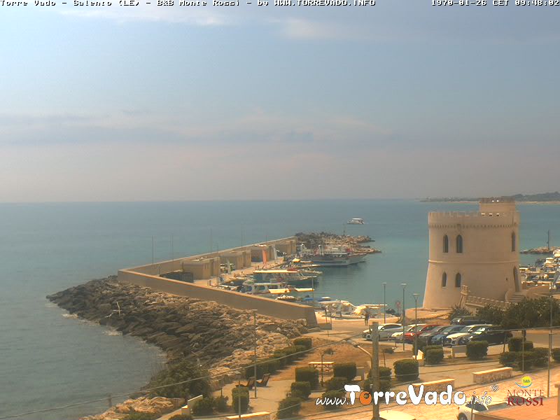 immagine della webcam nei dintorni di Torre San Giovanni: webcam Morciano di Leuca