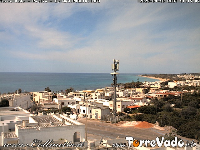 Preview delle webcam di Torre Vado (LE)