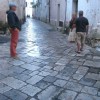 La Chianca tipica pavimentazione stradale diffusa in tutta la Puglia Alessano 20 settembre 2006 