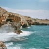 Grotte di Leuca (in lontananza le 