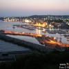 Il porto di Santa Maria di Leuca ripreso in Agosto al calar del sole.