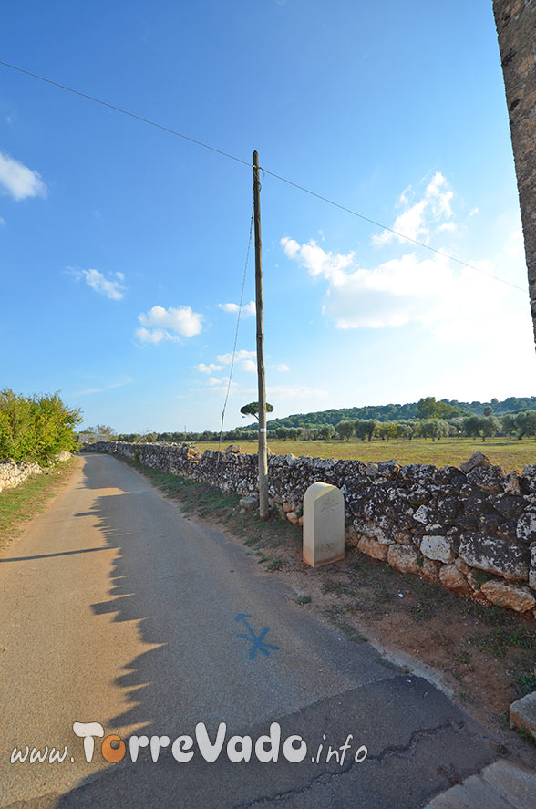 via leucadense francigena vicino torre-vado