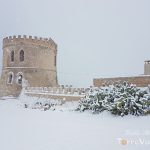 la torre costiera innevata salento