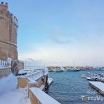 vista porto turistico torre vado neve