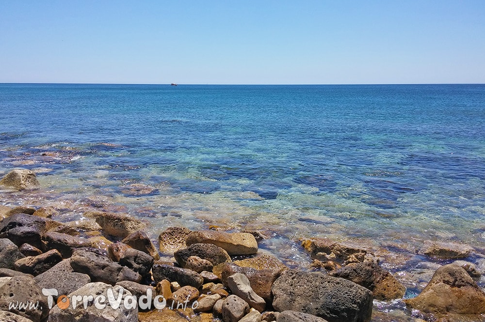 Scogliera Bassa Spiaggia Pozzo pasulo